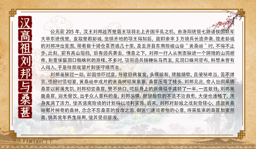 杏林典故館-漢高祖劉邦與桑葚.jpg